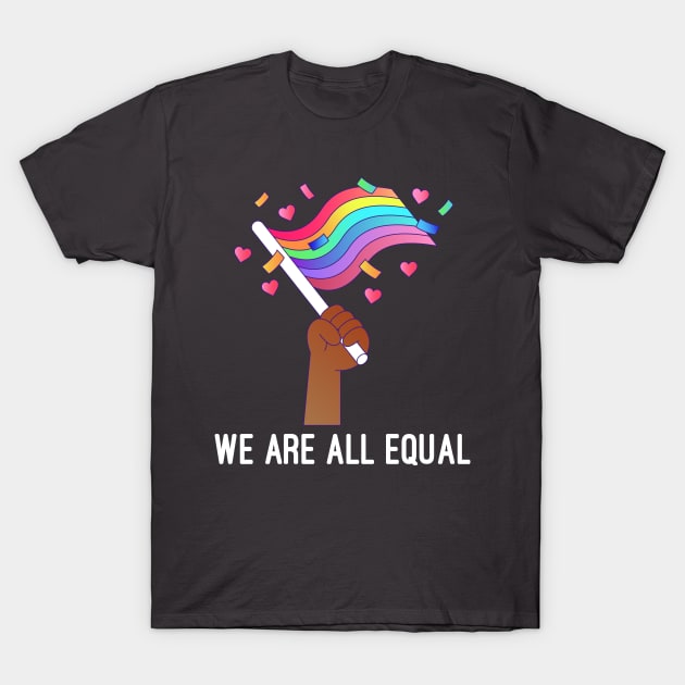 lgbt we are family T-Shirt by lone8